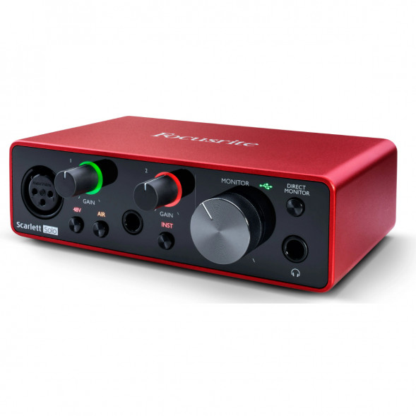 Внешняя звуковая карта FOCUSRITE Scarlett Solo 3rd Gen в Архангельске