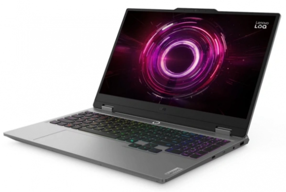 Ноутбук Lenovo LOQ 15AHP10 (83JG003EPB) (15.6 &amp;quot;, Ryzen 7 250 3.3 ГГц, 8 ядер, 16 Гб DDR5, 512 Гб SSD, GeForce RTX 5050, Windows 11 Home), Серый в Архангельске