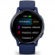 Умные часы Garmin Vivoactive 5, синие с металлически-синим безелем и силиконовым ремешком 010-02862-12 в Архангельске