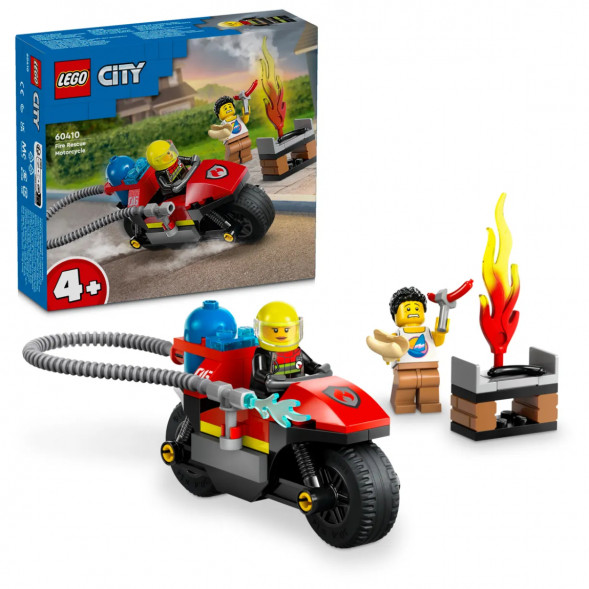 Конструктор LEGO City 60410 Пожарно-спасательный мотоцикл в Архангельске