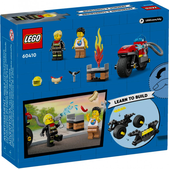 Конструктор LEGO City 60410 Пожарно-спасательный мотоцикл в Архангельске