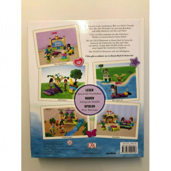 Книга и набор кубиков LEGO Friends Buch &amp;amp; Steine-Set Zwei Freundinnen auf Schatzsuche в Архангельске