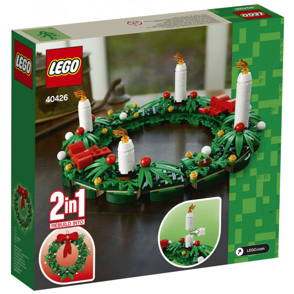 Конструктор LEGO 40426 Сувенирный набор «Рождественский венок» 2 в 1 в Архангельске