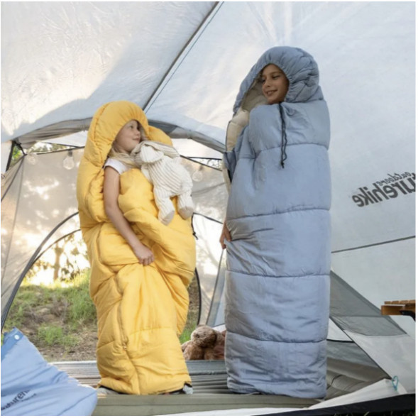 Спальный мешок Naturehike C180 (190x75см), голубой в Архангельске