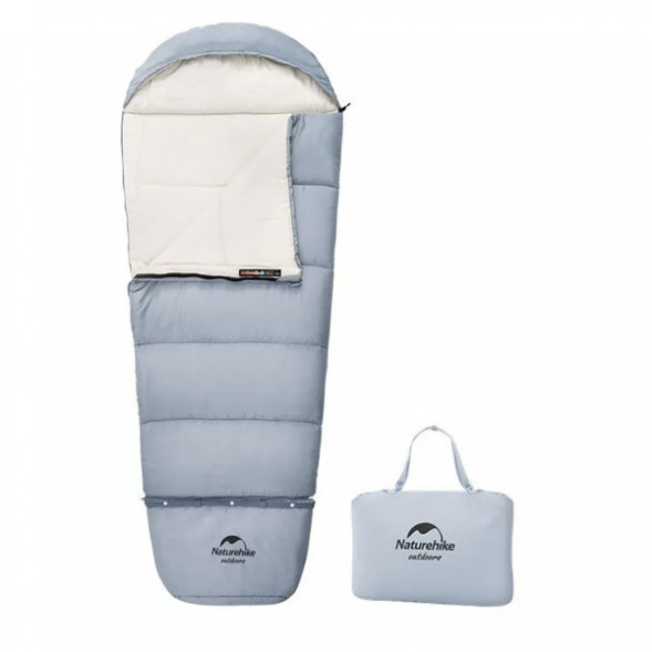 Спальный мешок Naturehike C180 (190x75см), голубой в Архангельске