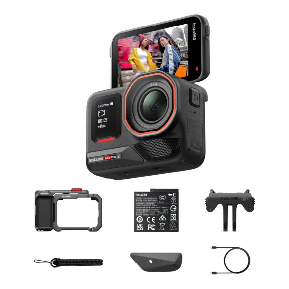 Экшн-камера Insta360 Ace Pro 2 Single Battery Xplorer Bundle, Gray в Архангельске