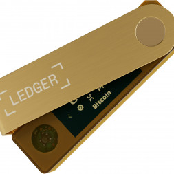Аппаратный криптокошелек Ledger Nano X, Gold