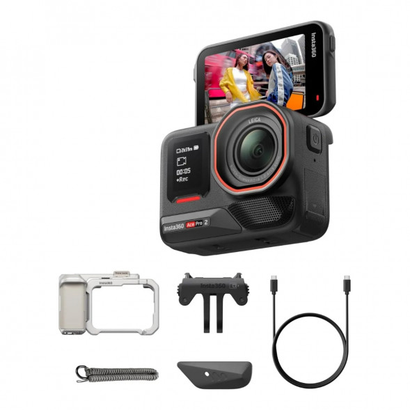 Экшн-камера Insta360 Ace Pro 2 Single Battery Xplorer Bundle, Silver в Архангельске