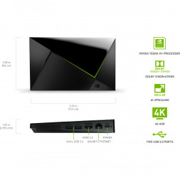 ТВ-приставка NVIDIA SHIELD TV PRO, черный