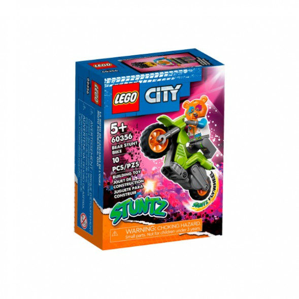 Конструктор LEGO City 60356 Трюковый мотоцикл медведя в Архангельске