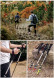 Треккинговая палка Naturehike 135 см, 1 шт., белый/красный в Архангельске