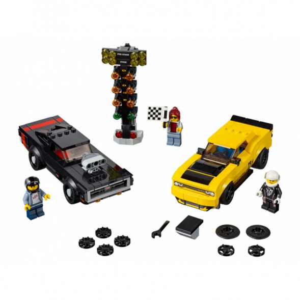 Конструктор LEGO Speed Champions 75893 2018 Dodge Challenger SRT Demon и 1970 Dodge Charger R/T в Архангельске