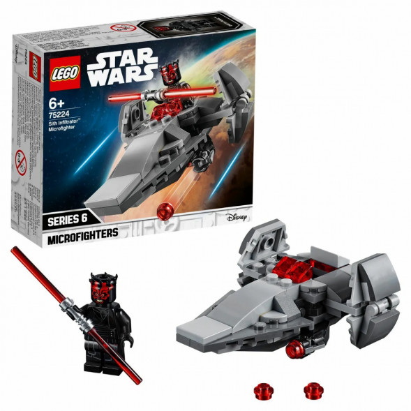 Конструктор LEGO Star Wars 75224 Микрофайтеры Корабль-лазутчик ситхов в Архангельске