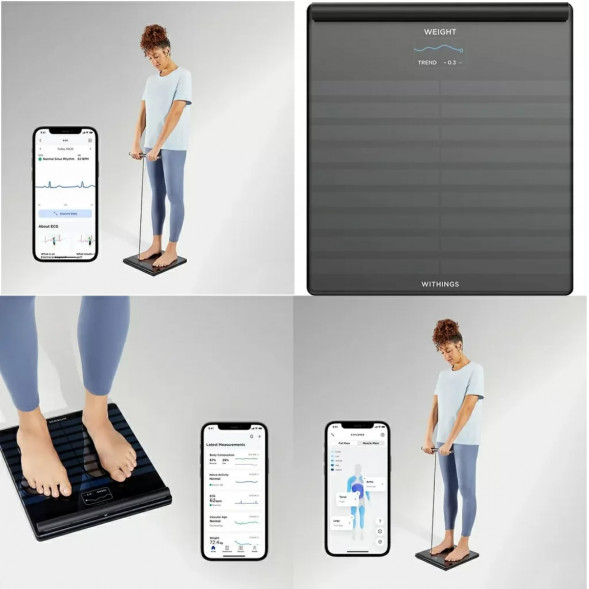 Умные весы Withings Body Scan, Black в Архангельске