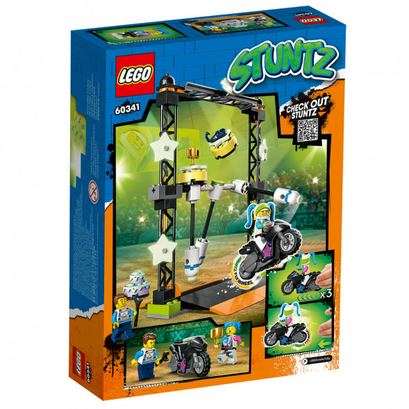 Конструктор LEGO City 60341 Трюковое испытание «Нокдаун» в Архангельске
