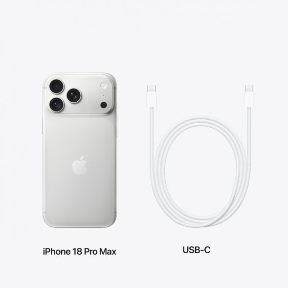Смартфон Apple iPhone 18 Pro Max 512GB (eSIM), Silver в Архангельске