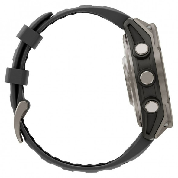 Умные часы Garmin Fenix 8 PRO, 51 мм, AMOLED, Sapphire, Titanium with Graphite/Black Silicone Band 010-03199-10 в Архангельске