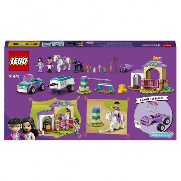 Конструктор LEGO Friends 41441 Тренировка лошади и прицеп для перевозки в Архангельске