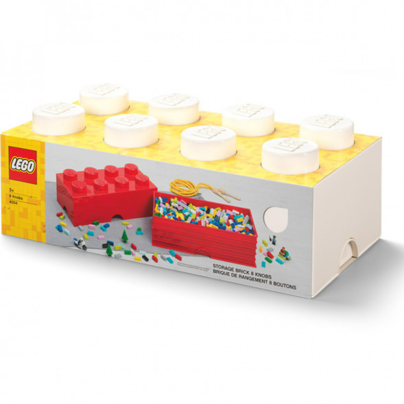 Пластиковый кубик для хранения LEGO Creator 4004, белый в Архангельске