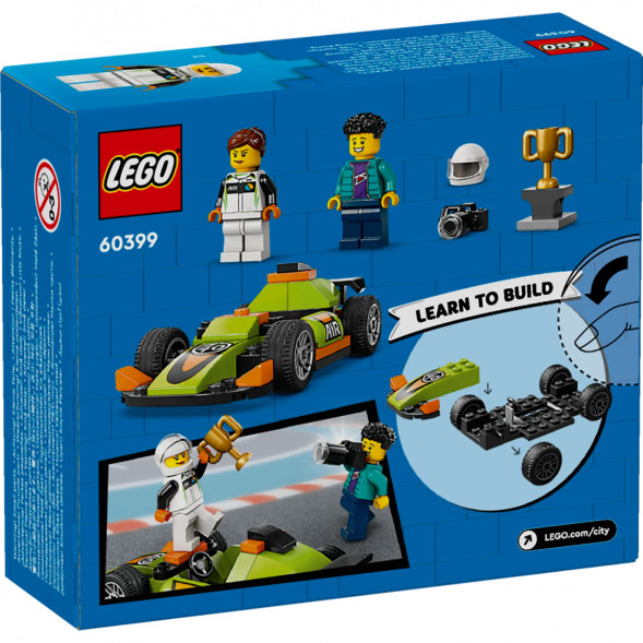 Конструктор LEGO City 60399 Зеленый Гоночный автомобиль в Архангельске