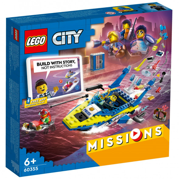 Конструктор LEGO City 60355 Детективные миссии водной полиции в Архангельске