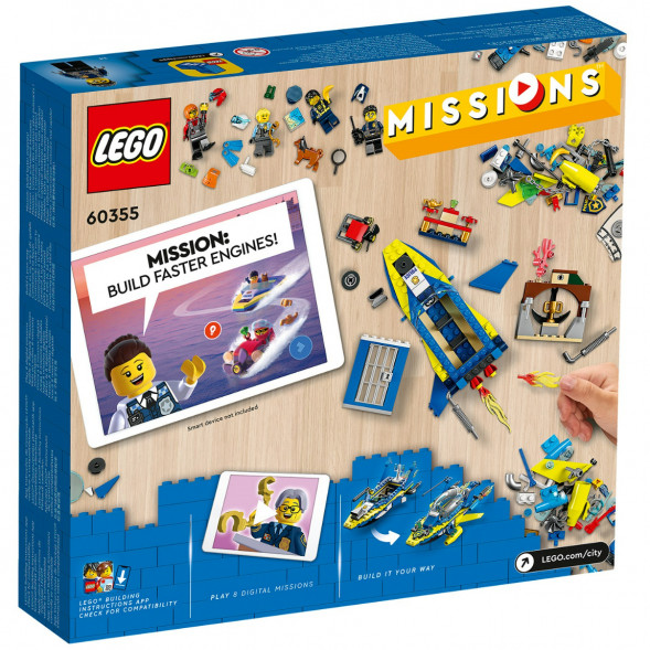 Конструктор LEGO City 60355 Детективные миссии водной полиции в Архангельске