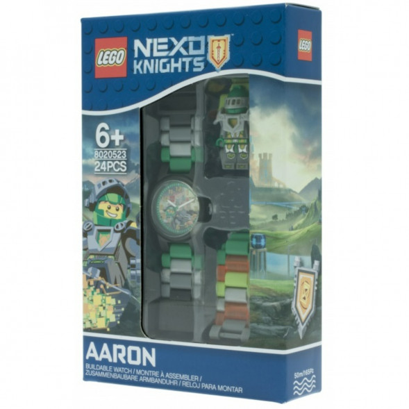 Часы LEGO Nexo Knights 8020523 Аарон с минифигуркой в Архангельске