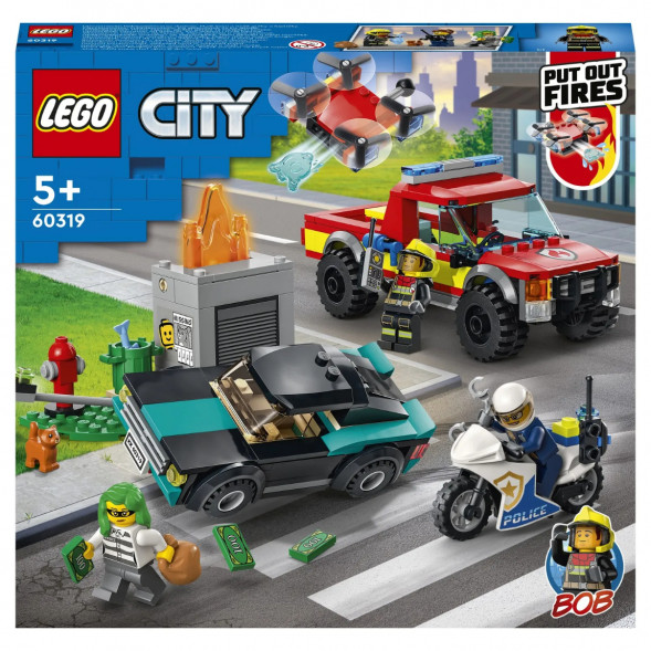 Конструктор LEGO City Fire 60319 Пожарная бригада и полицейская погоня в Архангельске