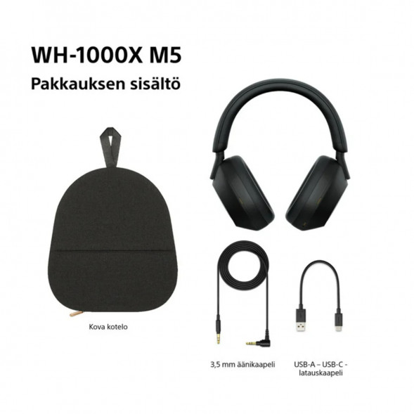 Беспроводные наушники Sony WH-1000XM5, черный в Архангельске