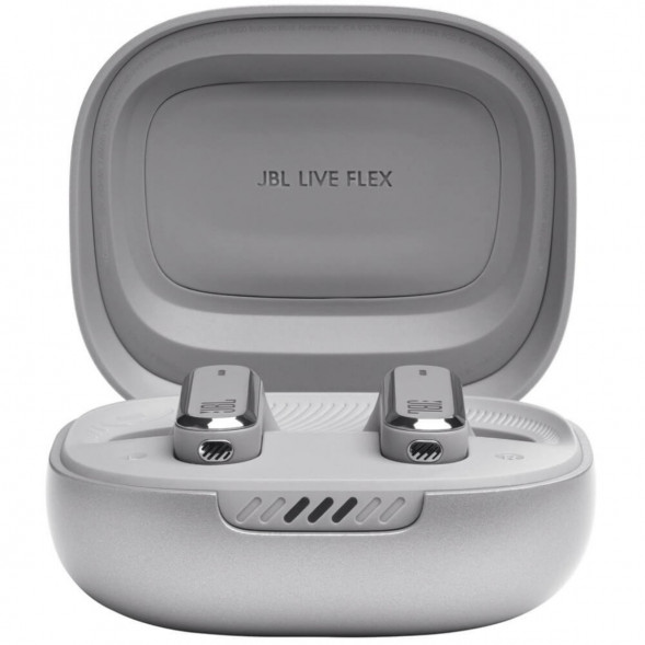 Беспроводные наушники JBL Live Flex, серебристый в Архангельске