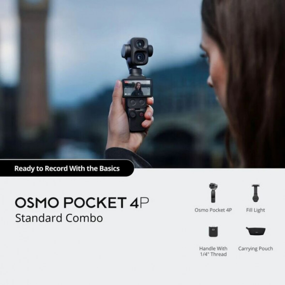 Экшн-камера DJI Osmo Pocket 4P Standart Combo, чёрный в Архангельске