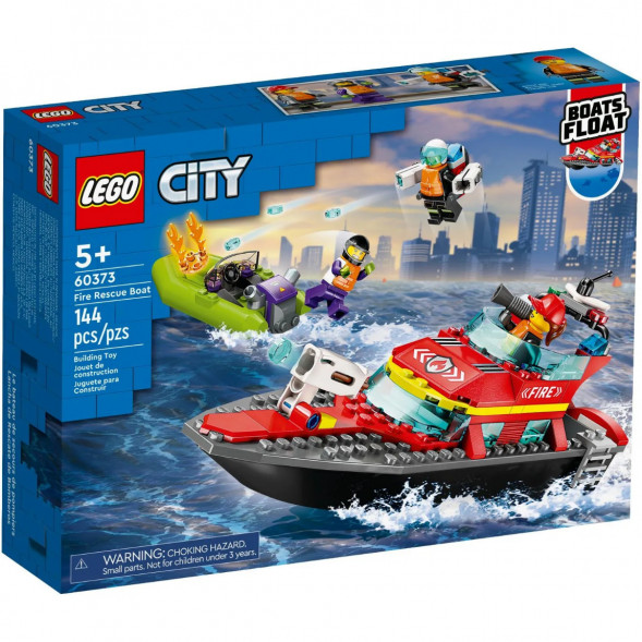 Конструктор LEGO City 60373 &amp;quot;Пожарно-спасательная лодка&amp;quot;, 144 деталей в Архангельске