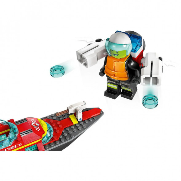 Конструктор LEGO City 60373 &amp;quot;Пожарно-спасательная лодка&amp;quot;, 144 деталей в Архангельске