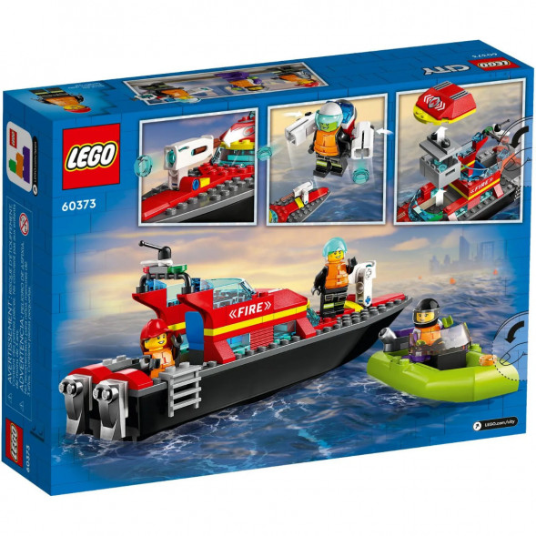 Конструктор LEGO City 60373 &amp;quot;Пожарно-спасательная лодка&amp;quot;, 144 деталей в Архангельске
